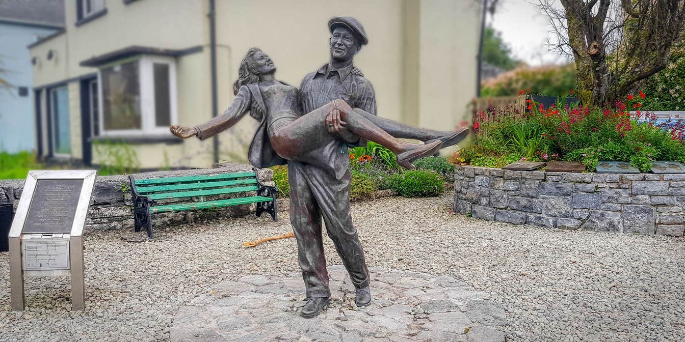 Statue in Cong in County Mayo