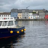 Boat at The Claddagh at Galway Bay Boat Tours Galway City