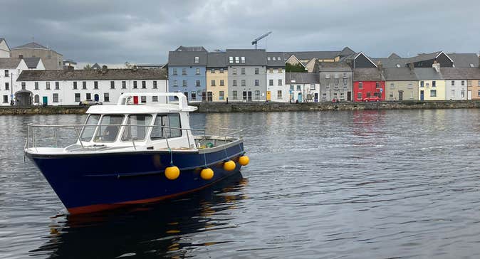 Boat at The Claddagh at Galway Bay Boat Tours Galway City