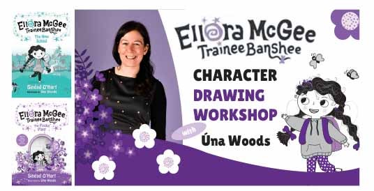 Ellora McGee Halloween Drawalong with Úna Woods Graphic