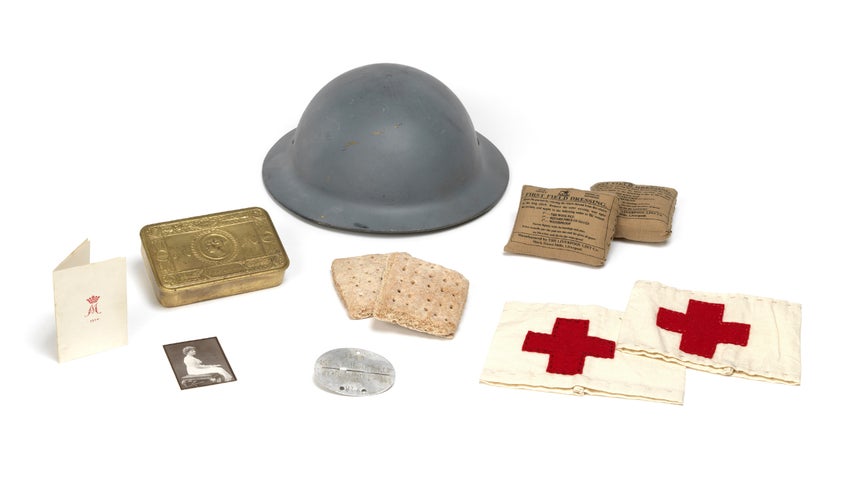 A selection of objects featured in handling sessions