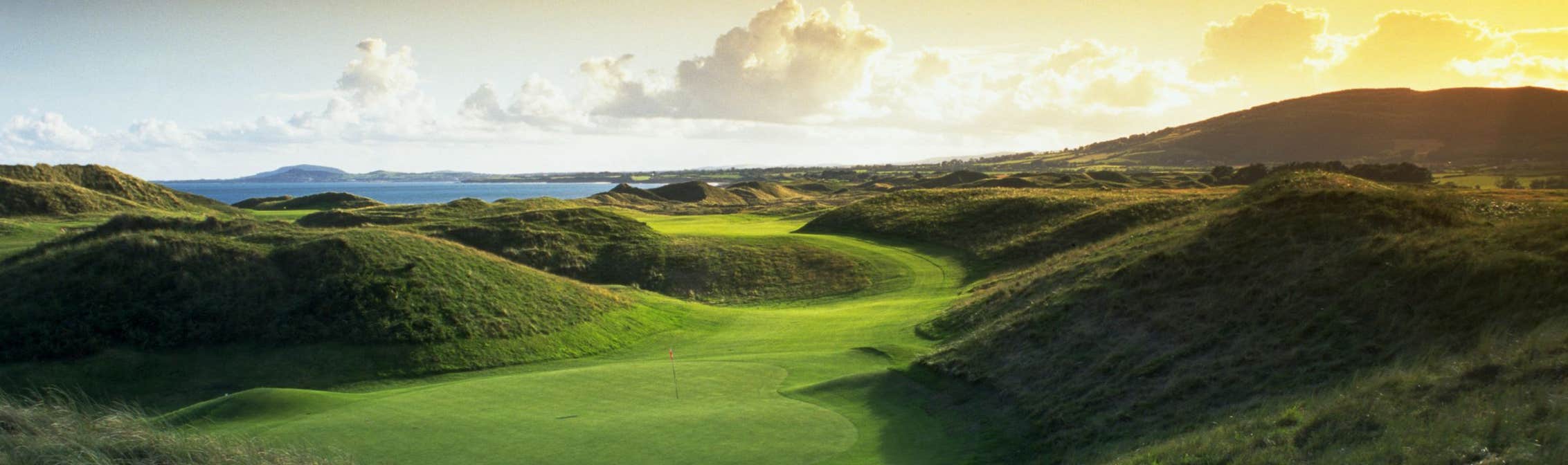 Image of the golf course in Brittas Bay in County Wicklow