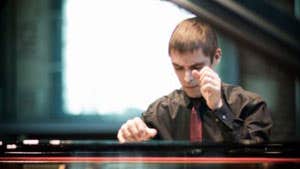 A gentleman playing the piano