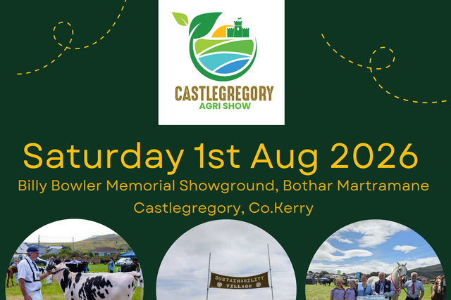Castlegregory Agricultural Show 2026, Bothar Martramane, Kerry