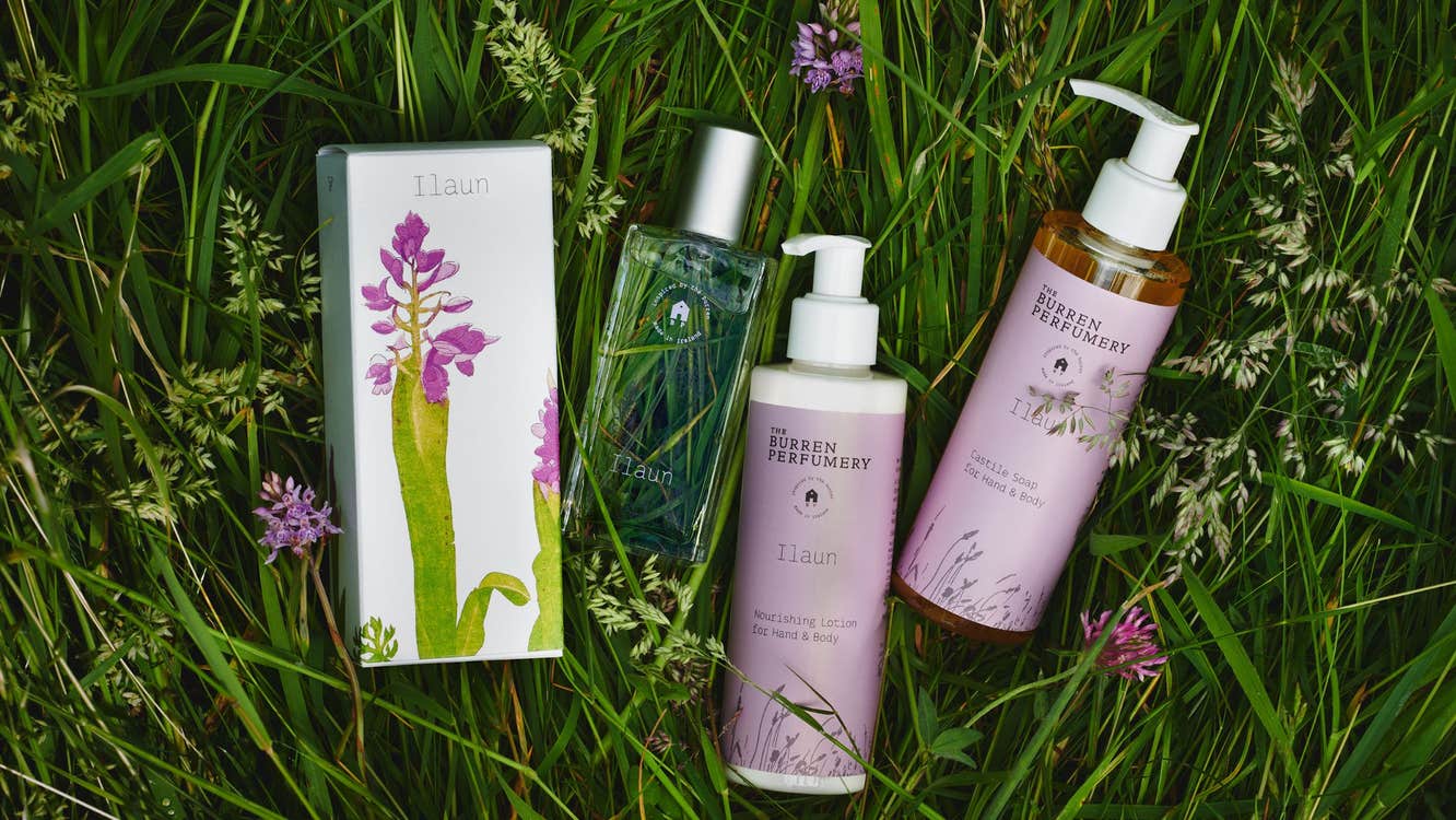 Image of products in the Burren Perfumery in County Clare