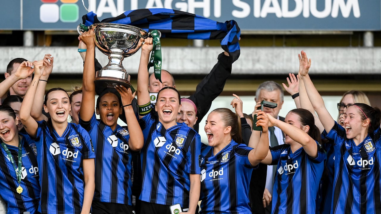 Athlone Town lift the 2025 Women's FAI Cup