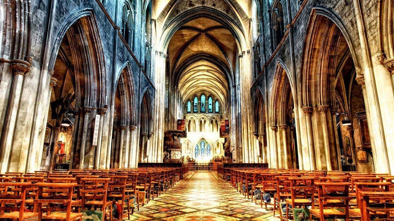 Interior of a cathedral