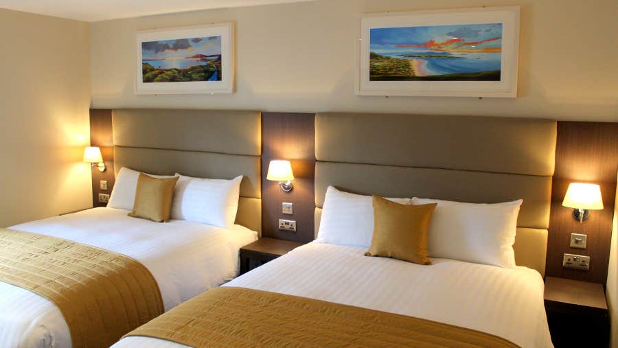 Double bedroom at Joyce's Inishowen, County Donegal