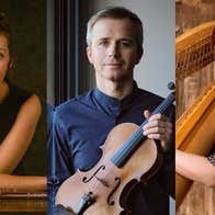 Fiona Kelly, flute, Cian Ó Dúill, viola, Jean Kelly, harp