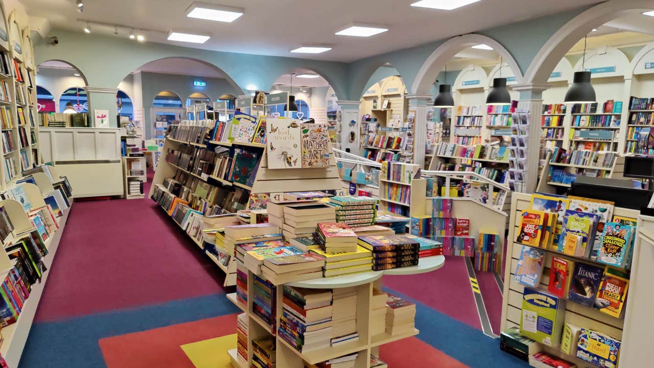 The interior of Liber bookshop