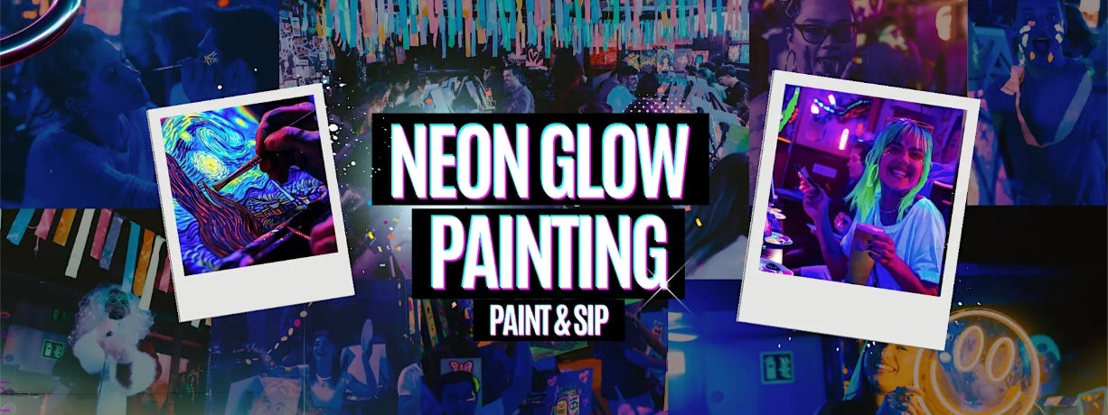 Neon Painting: Sugar Skull