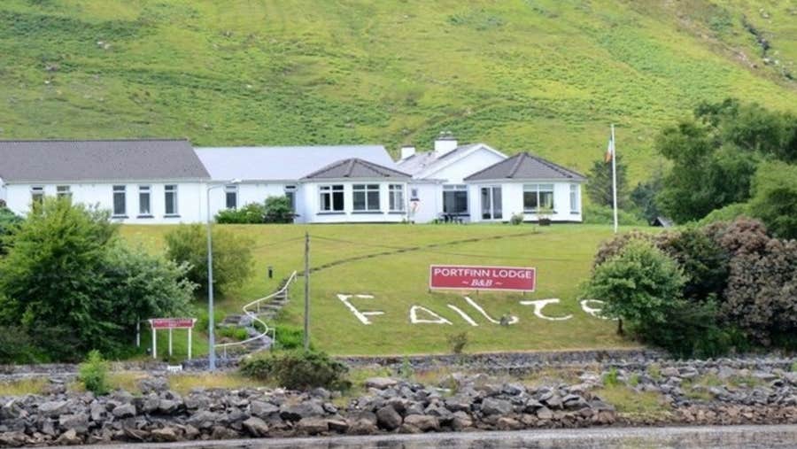 Outside of Portfinn Lodge