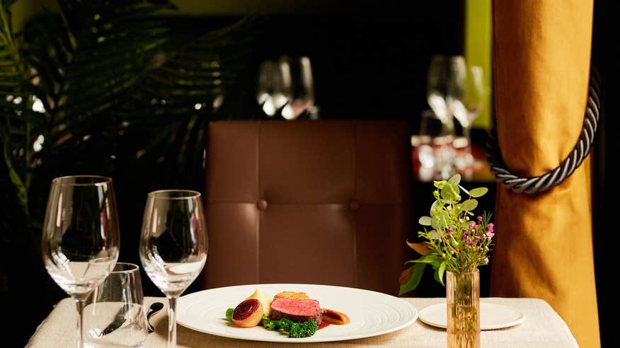 A table in Thyme restaurant in Co Westmeath