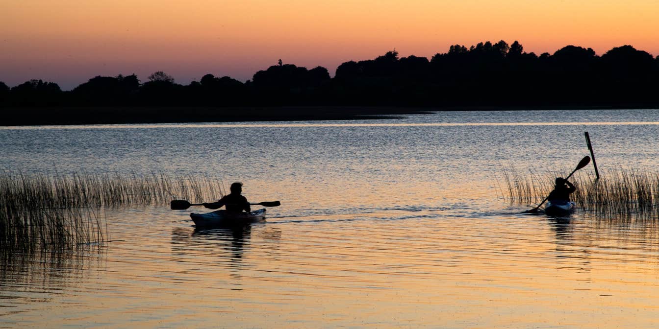 Image of kayakers in Athlone in County Westmeath