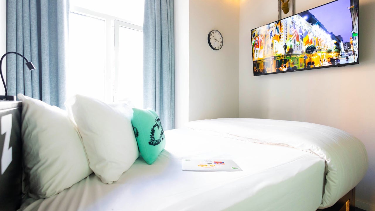 View of bed