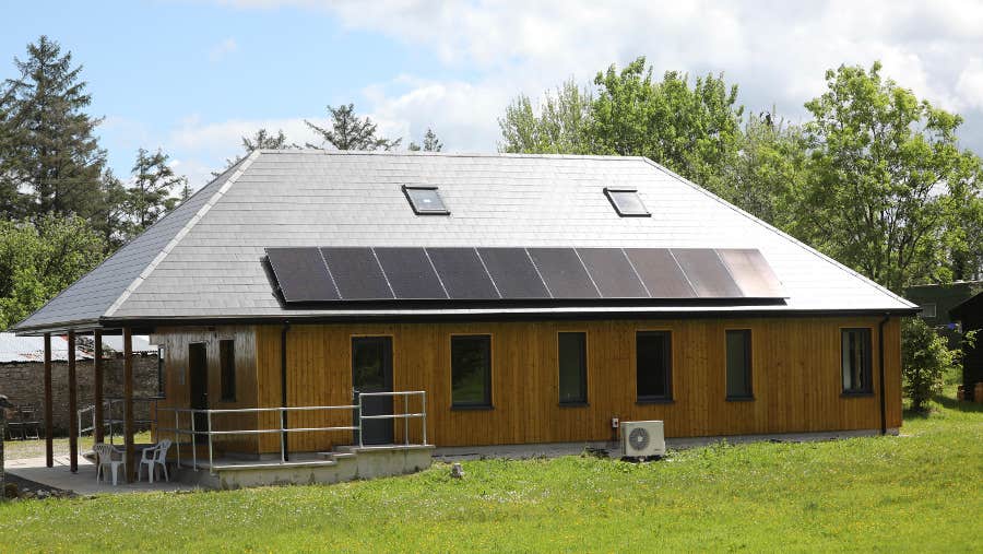 Outside view of property