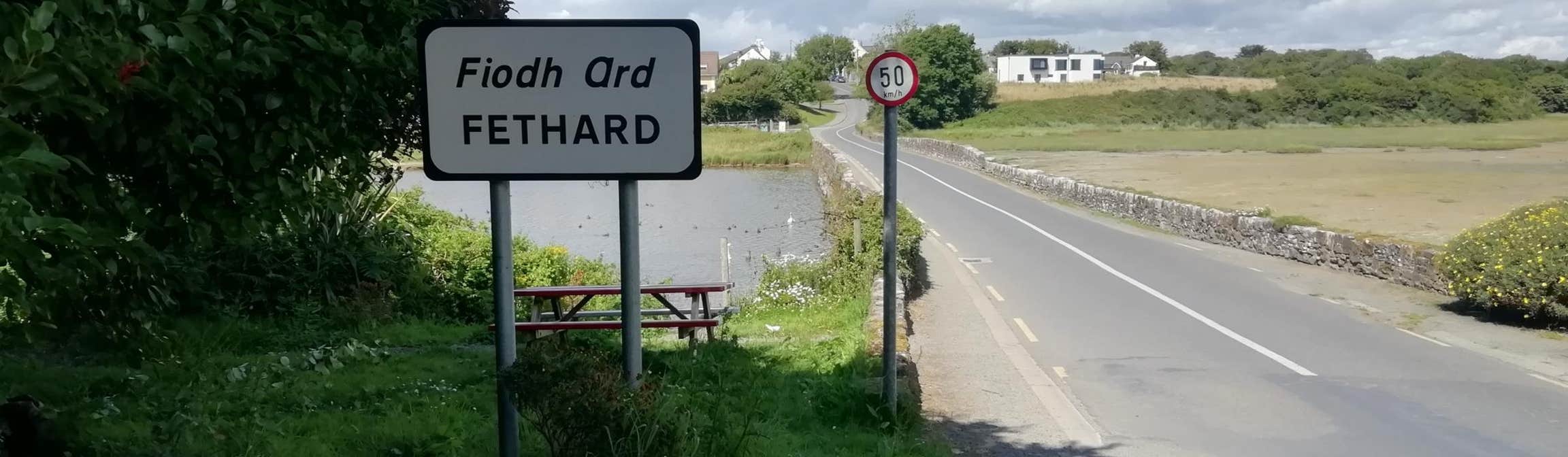 Image of a sign in Fethard in County Wexford