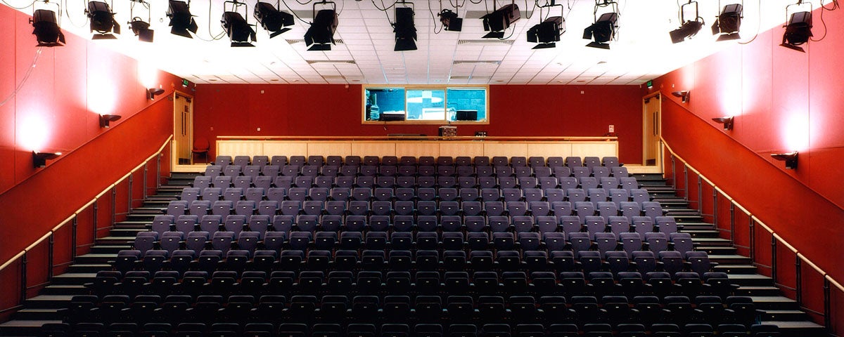 The main auditorium of Draiocht as seen from the stage