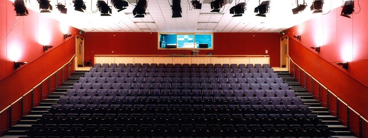 The main auditorium of Draiocht as seen from the stage