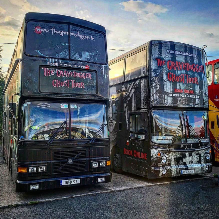 The Gravedigger ghostbus in Dublin city