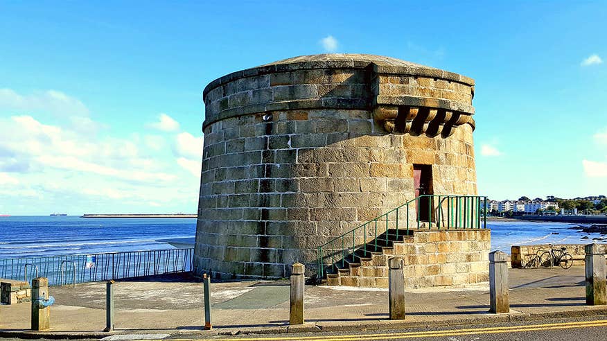 The Martello Tower at Seapoint in Monkstown, Co Dublin