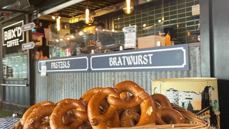 From giant pretzels to stein-holding contests, Fired Up Pizza creates a vibrant Oktoberfest in Dublin atmosphere packed with games, prizes, and unforgettable party vibes.