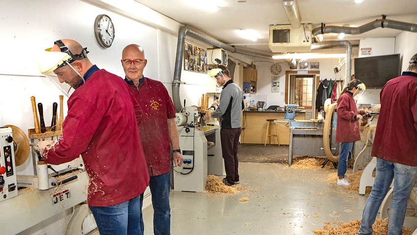 The Woodturning Studio workshop