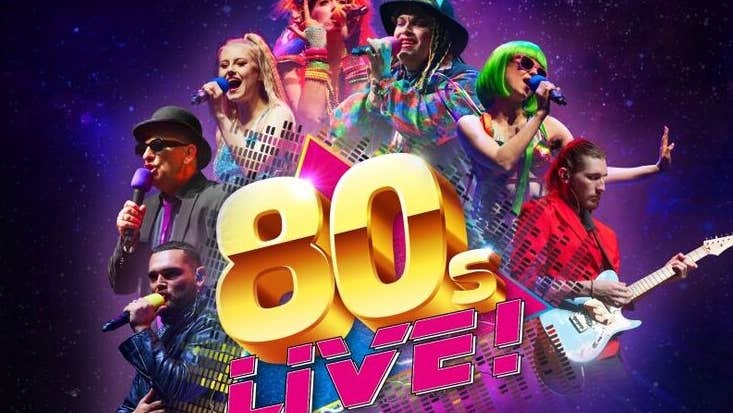 A collage of lots of different singers from the 80s