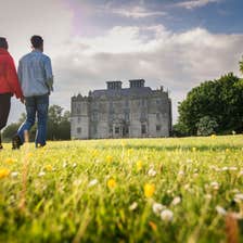 Image of a couple on the castle grounds in Portumna in County Galway