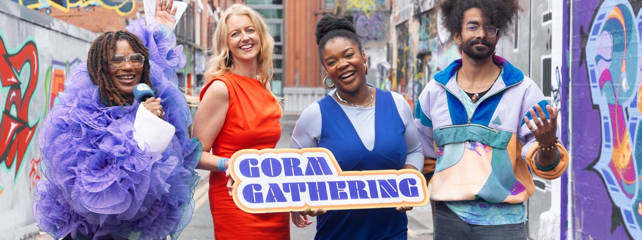 From left to right Oyindamola Animashaun, Mairéad Nic Gabhann Coimisiún na Meán, Dr Mamobo Ogoro (GORM CEO / Founder) and Marcello Fidelis.