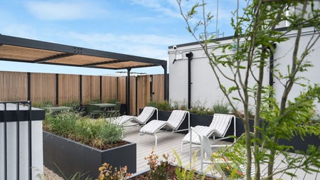 Outside seating area