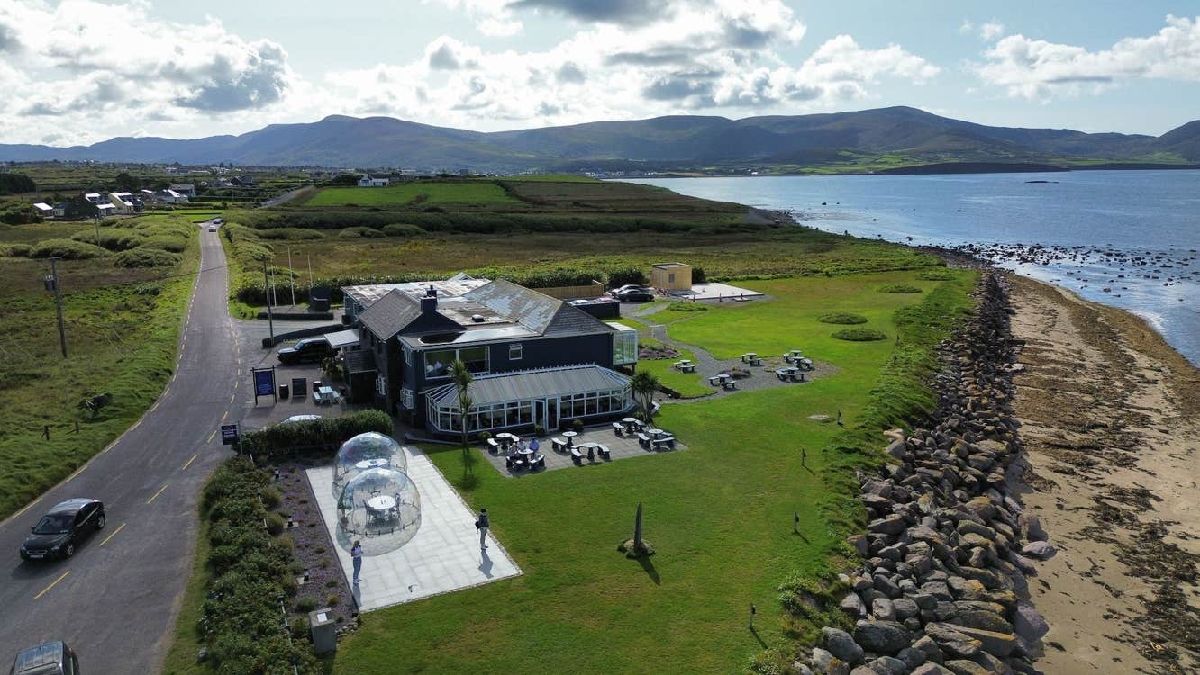 Aerial view of property