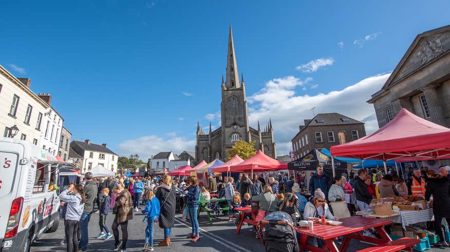 People at the Taste of Monaghan food festival in Monaghan town