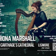 Poster for Tríona Marshall's concert in St. Carthage's Cathedral, Lismore