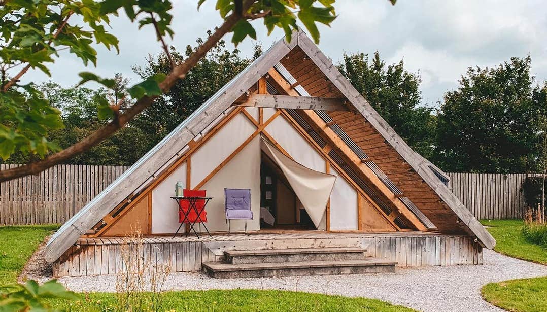 A glamping hut at Killarney Glamping at the Grove in County Kerry