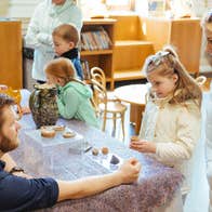 Drop-In workshop in the Learning Resource Room, National Museum of Ireland, Kildare Street.
