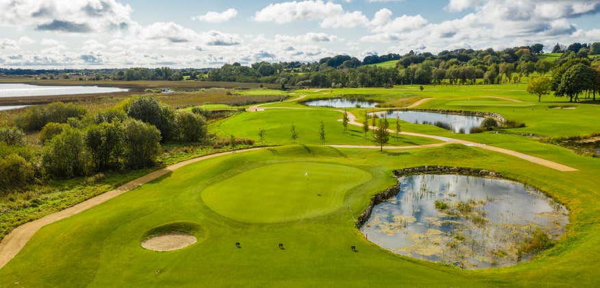 Aerial view of Glasson Golf Club in County Westmeath