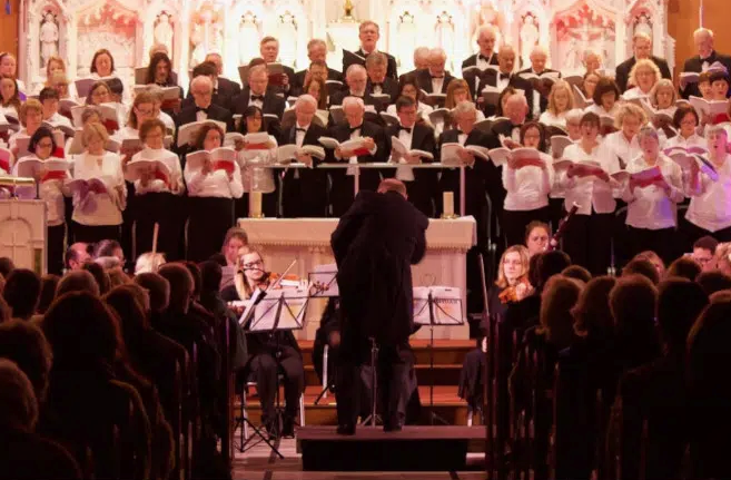 Notable Works present Haydn's The Creation, choir pictured singing in a church