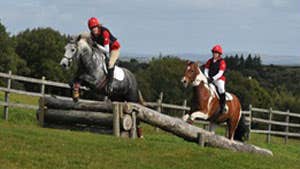 Cross-country fun at Deane's Equestrian Centre