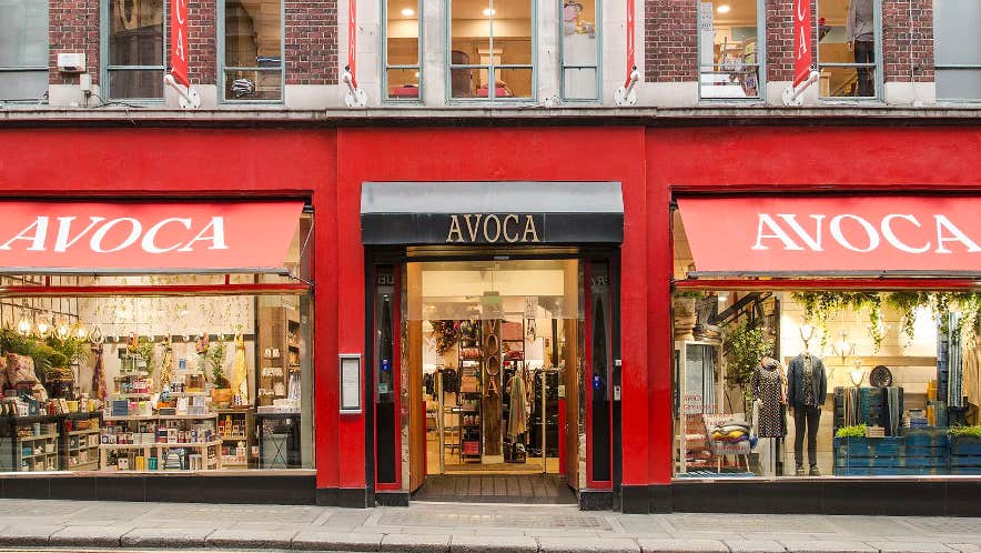 Avoca Suffolk Street shop front