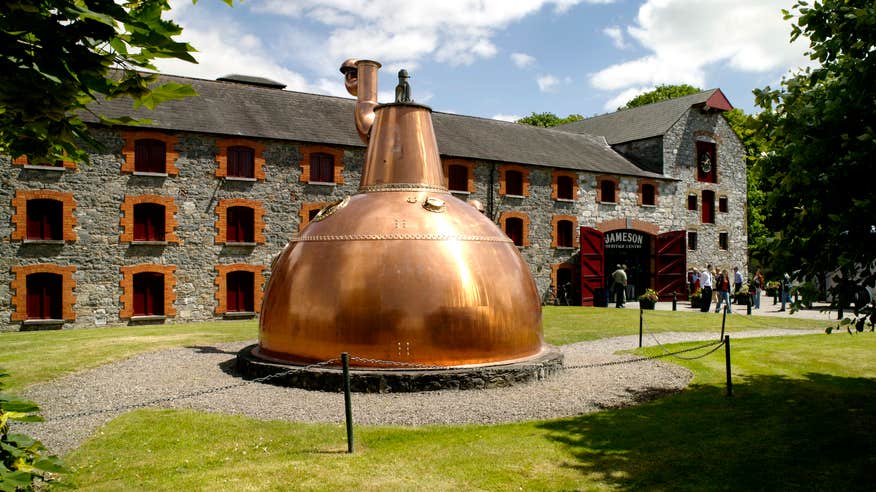 An external view of the Jameson Distillery in Midleton, Cork.