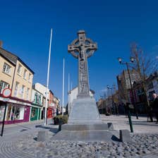 A high cross in Cashel Town in County Tipperary