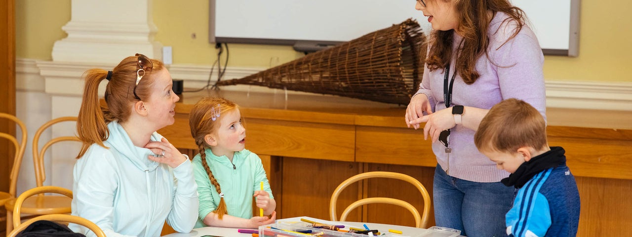 Drop-In craft activity at the National Museum of Ireland