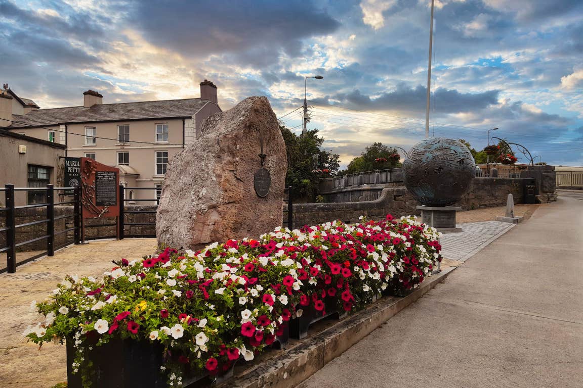 Image of flowers in Ennis in County Clare