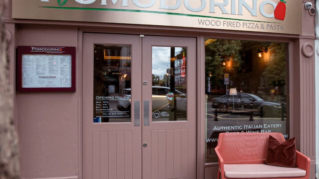 Exterior of an Italian restaurant