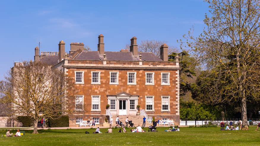 Exterior view of Newbridge House and Farm in Co Dublin