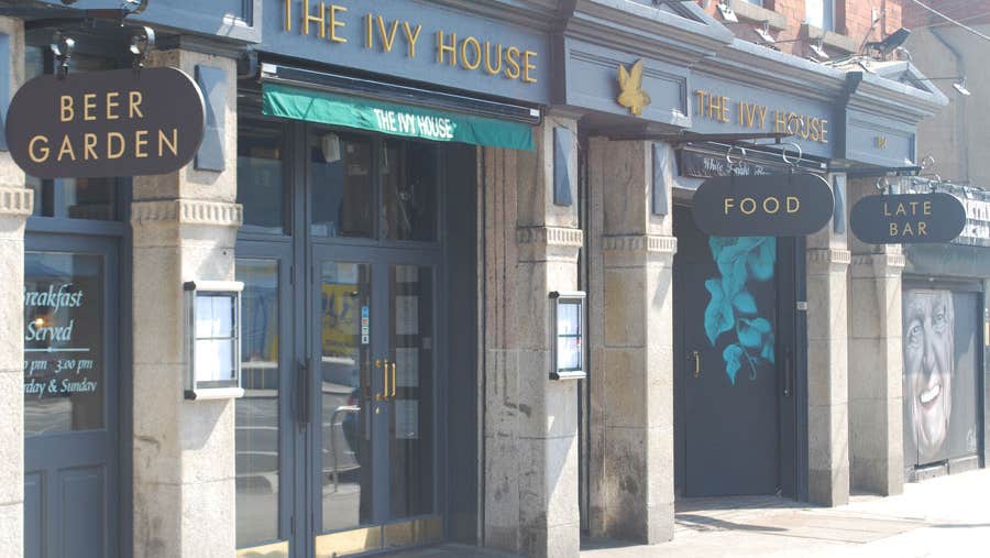 Exterior view of The Ivy House Bar and Restaurant in Drumcondra Dublin City