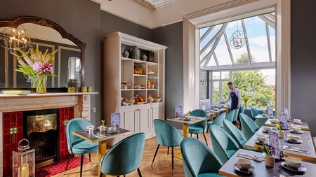 View of restaurant and seating area