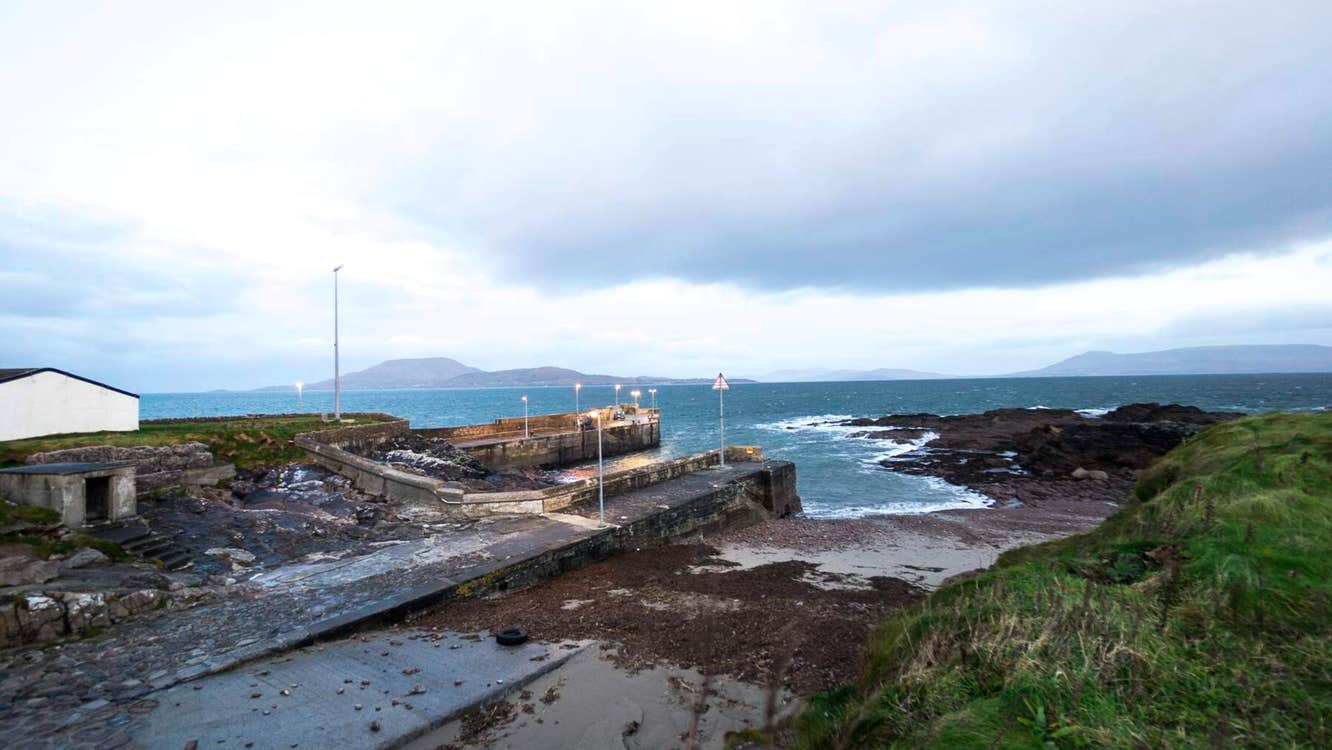 Roonagh Pier in County Mayo.