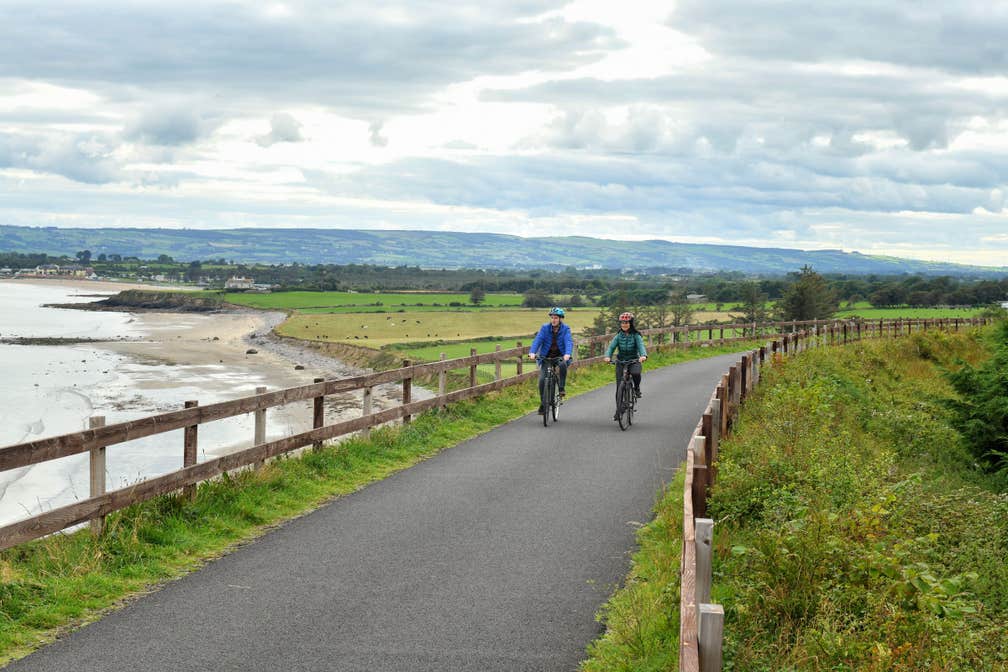 Image of cyclists on the Dungarvan-Waterford Greenway